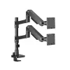 ACT Monitorarm 49 Zoll Office Premium, Gasfeder, Mastmontage, 2 Monitore