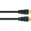 HDMI-Kabel SCHWAIGER HDM100 013 — 10 m, HDMI Typ A Stecker–Stecker, vergoldete Kontakte, schwarz