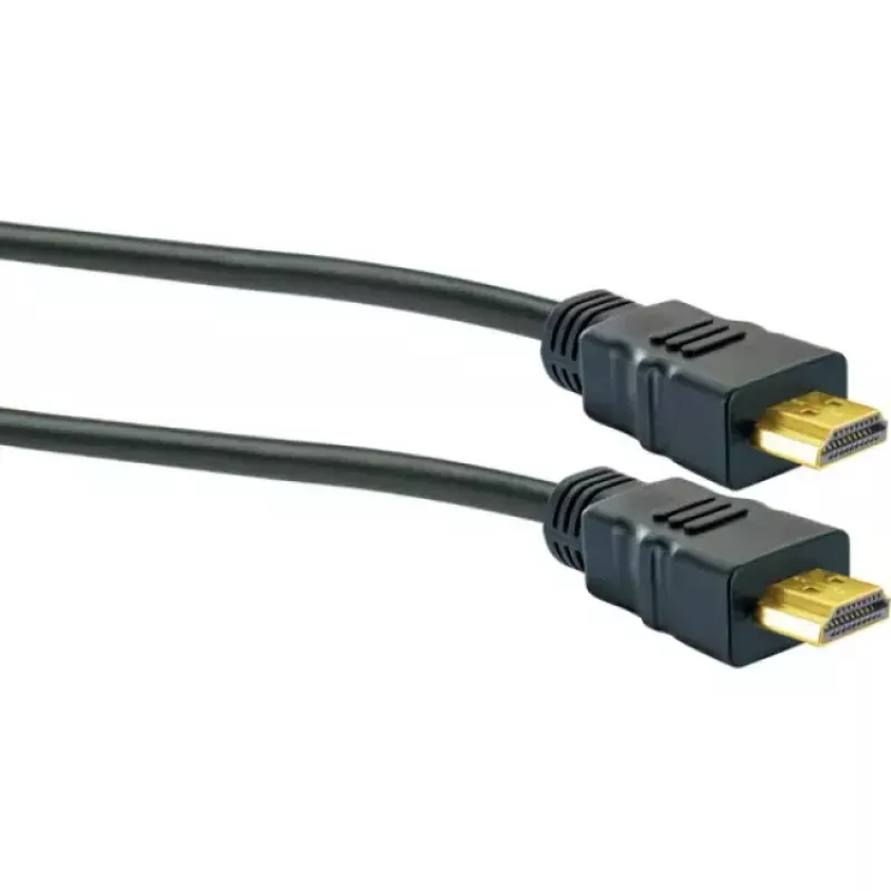 HDMI-Kabel SCHWAIGER HDM100 013 — 10 m, HDMI Typ A Stecker–Stecker, vergoldete Kontakte, schwarz
