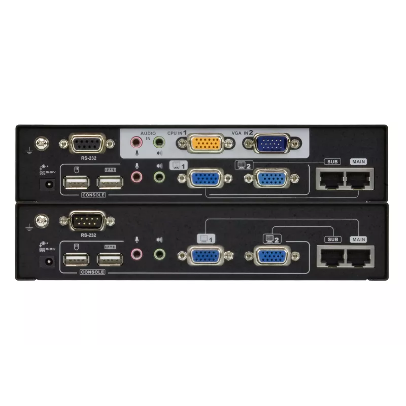 ATEN CE775 AV-Extender AV-Sender & -Empfänger Schwarz