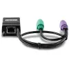 PS/2-Kabel Trendnet TK-CAT5P 0,4 m 2x 6-polig Mini-DIN Schwarz
