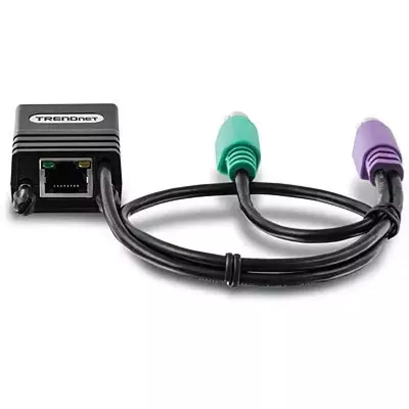 PS/2-Kabel Trendnet TK-CAT5P 0,4 m 2x 6-polig Mini-DIN Schwarz