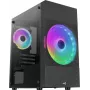 PC-Gehäuse Aerocool Atomic Lite Mini Tower Schwarz