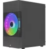 PC-Gehäuse Aerocool Atomic Lite Mini Tower Schwarz