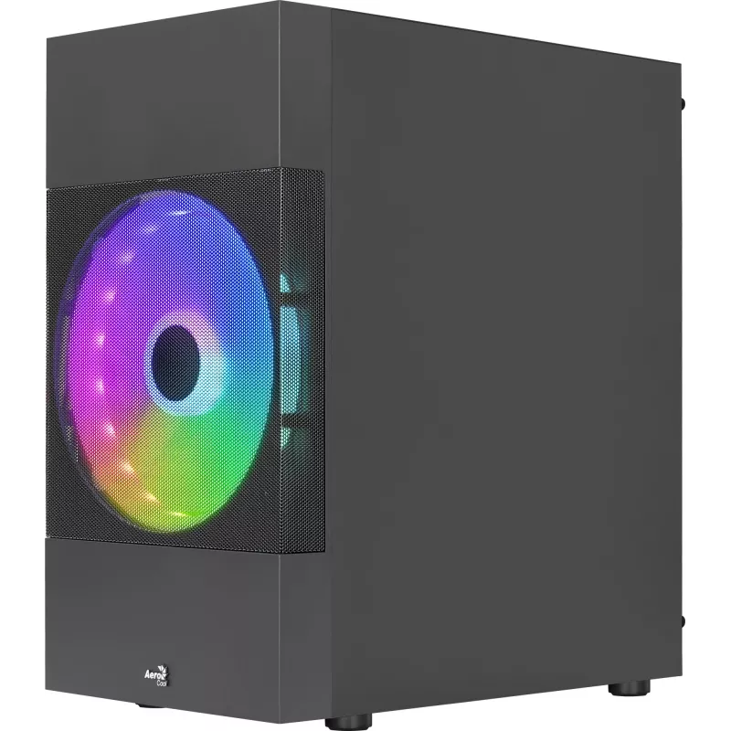 PC-Gehäuse Aerocool Atomic Lite Mini Tower Schwarz
