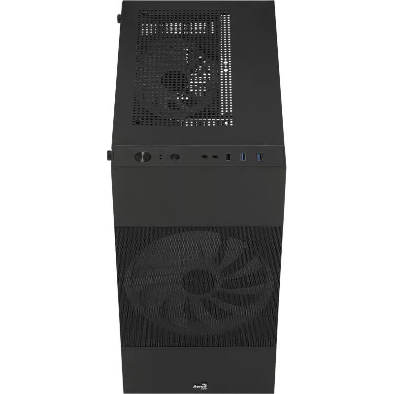 PC-Gehäuse Aerocool Atomic Lite Mini Tower Schwarz