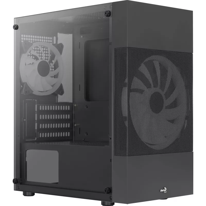 PC-Gehäuse Aerocool Atomic Lite Mini Tower Schwarz
