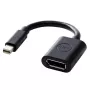 DELL 470-13627 Videokabel-Adapter 0,203 m 20-Pin DisplayPort FM Apple Mini-DisplayPort M Schwarz
