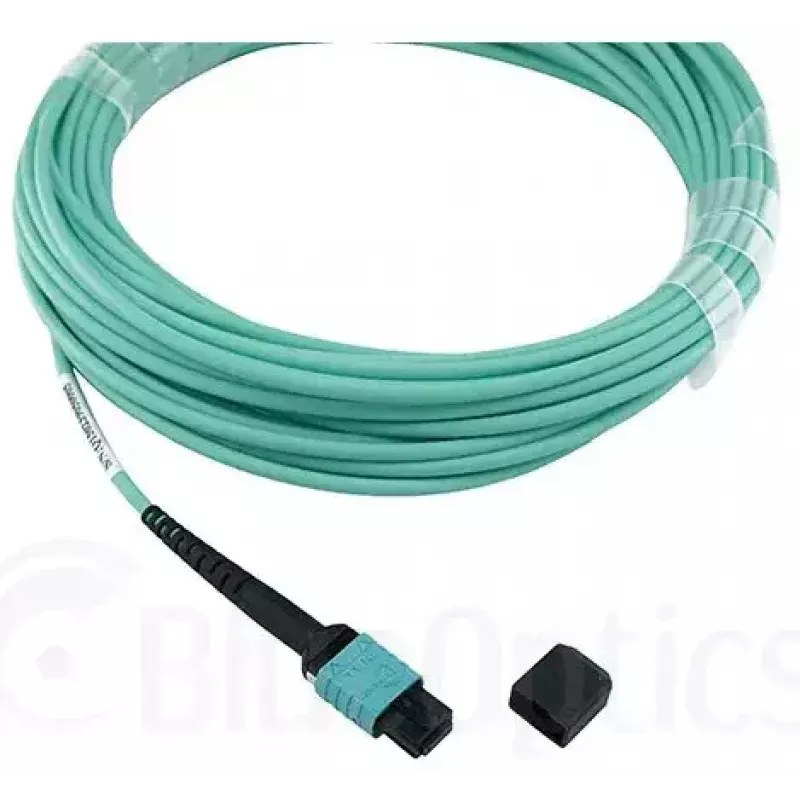 BlueOptics CBL-0170-BO LWL-Breakout-Patchkabel, MTP-4xLC Multimode OM3, 10 m, MTP/UPC, LC/UPC