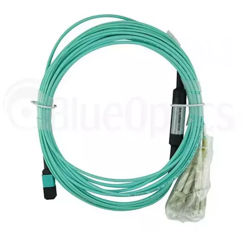 Glasfaserkabel BlueOptics MTP-4LC-M10M 10 m OM3 MTP auf 4×LC Vollduplex