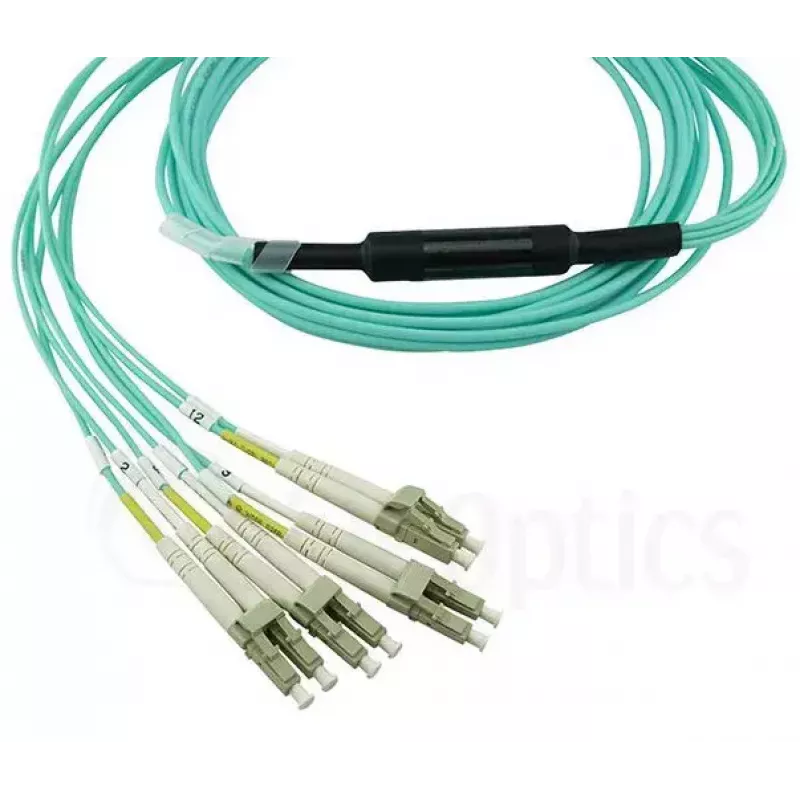 Glasfaserkabel BlueOptics MTP-4LC-M10M 10 m OM3 MTP auf 4×LC Vollduplex