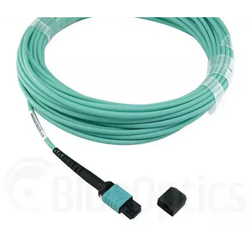 Glasfaserkabel BlueOptics OCTCABLE10M-SR 10 m OM3 MPO auf 4×LC Aqua