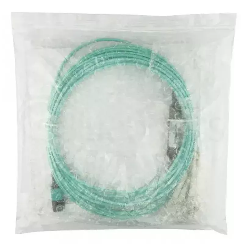 Glasfaserkabel BlueOptics OCTCABLE10M-SR 10 m OM3 MPO auf 4×LC Aqua