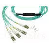 Glasfaserkabel BlueOptics OCTCABLE10M-SR 10 m OM3 MPO auf 4×LC Aqua