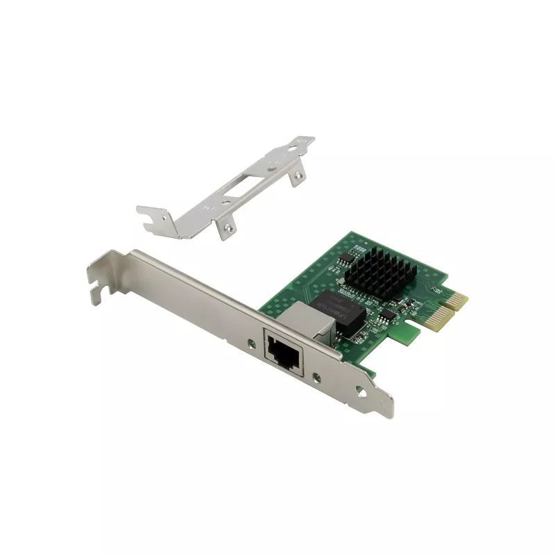 LevelOne GNC-0113 PCI-Ethernet-Netzwerkkarte, 1 x RJ45, grün
