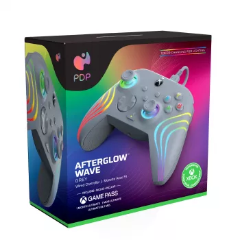 PDP Afterglow Wave Grau USB Gamepad Analog / Digital PC, Xbox One, Xbox Series S, Xbox Series X