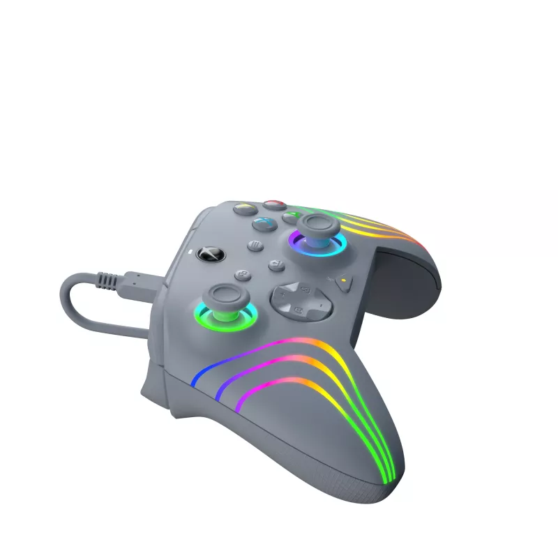 PDP Afterglow Wave Grau USB Gamepad Analog / Digital PC, Xbox One, Xbox Series S, Xbox Series X