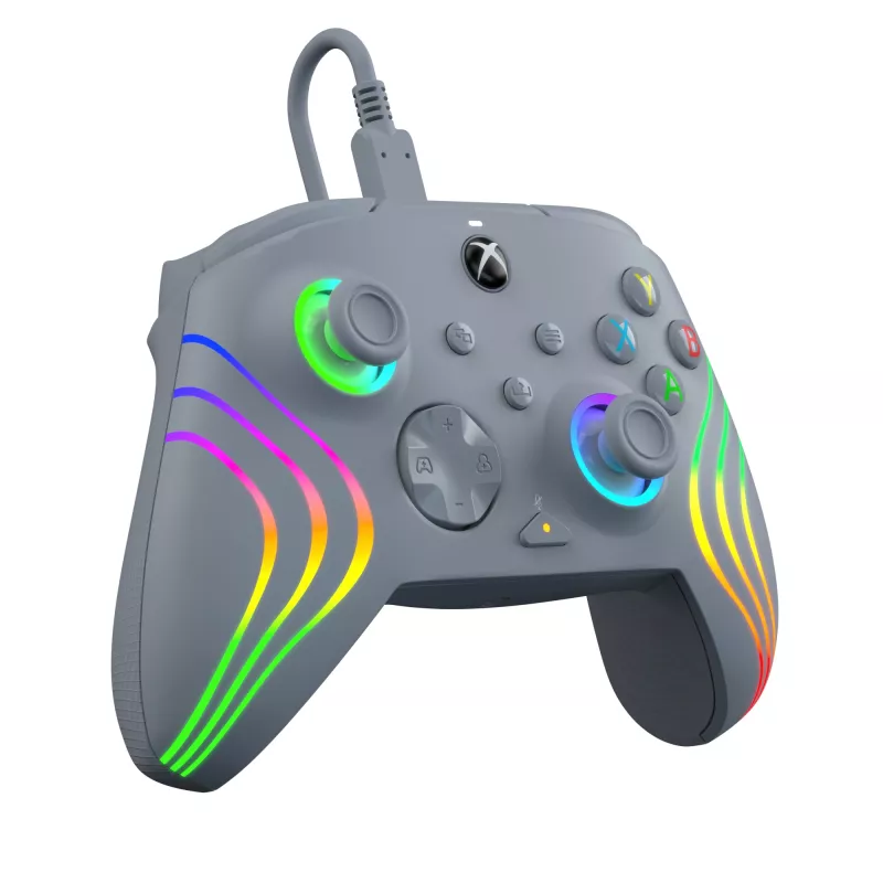PDP Afterglow Wave Grau USB Gamepad Analog / Digital PC, Xbox One, Xbox Series S, Xbox Series X