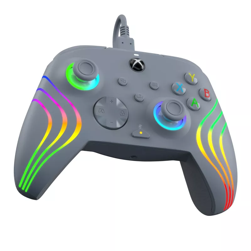 PDP Afterglow Wave Grau USB Gamepad Analog / Digital PC, Xbox One, Xbox Series S, Xbox Series X