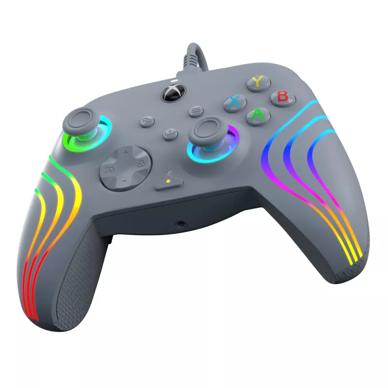 PDP Afterglow Wave Grau USB Gamepad Analog / Digital PC, Xbox One, Xbox Series S, Xbox Series X