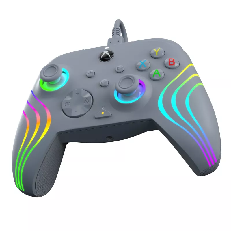 PDP Afterglow Wave Grau USB Gamepad Analog / Digital PC, Xbox One, Xbox Series S, Xbox Series X