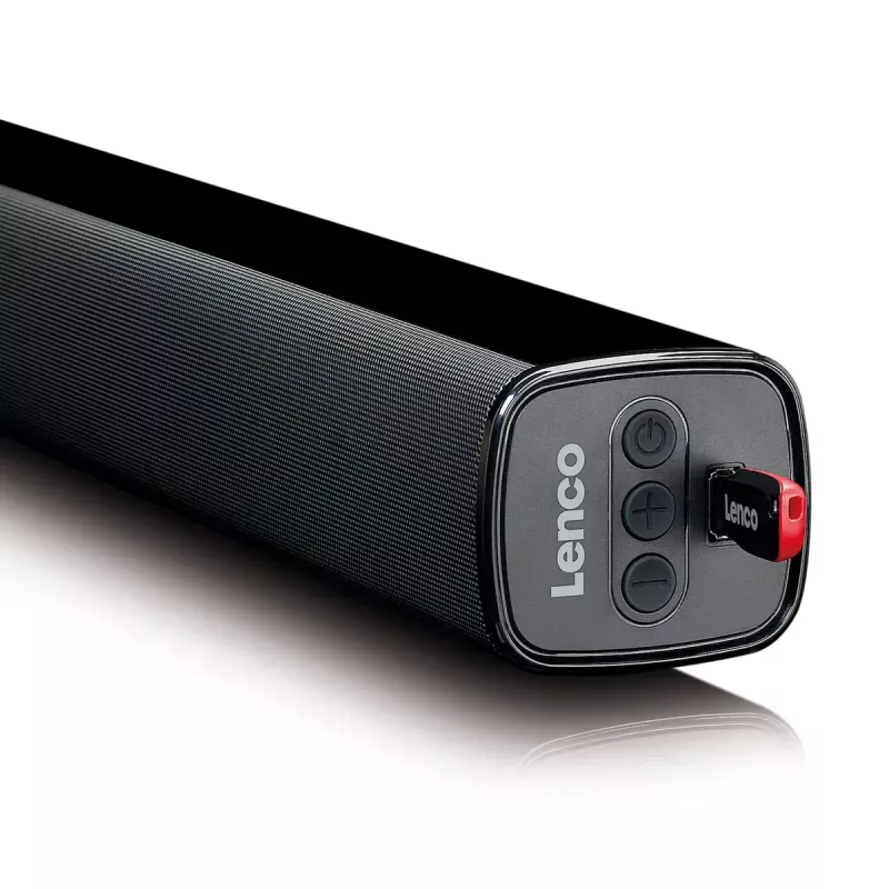 Soundbar-Lautsprecher Lenco SB-080BK Schwarz 2.1 Kanäle 80 W