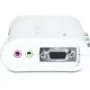 KVM Switch Trendnet TK-409K USB VGA 2048x1536 1,6 m kabelgebunden Blau