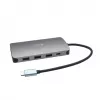 i-tec Metal USB-C Nano Dock HDMI/VGA mit LAN + Universal-Ladegerät 77 W