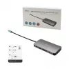 i-tec Metal USB-C Nano Dock HDMI/VGA mit LAN + Universal-Ladegerät 77 W