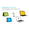 i-tec Metal USB-C Nano Dock HDMI/VGA mit LAN + Universal-Ladegerät 77 W