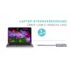 i-tec Metal USB-C Nano Dock HDMI/VGA mit LAN + Universal-Ladegerät 77 W