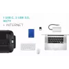 i-tec Metal USB-C Nano Dock HDMI/VGA mit LAN + Universal-Ladegerät 77 W