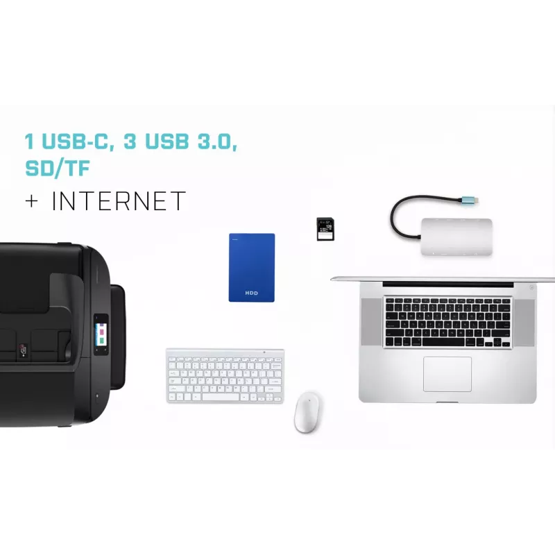 i-tec Metal USB-C Nano Dock HDMI/VGA mit LAN + Universal-Ladegerät 77 W