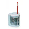 Peach PO102 Elektrischer Bleistiftspitzer Blau, Weiß