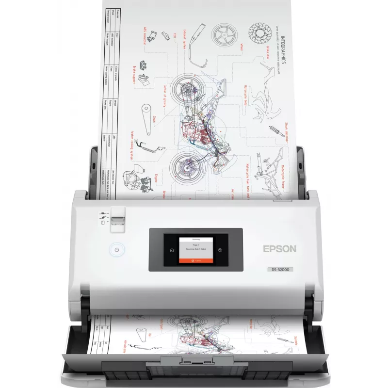 Epson WorkForce DS-32000 Einzugsscanner 600 x 600 DPI A3 Weiß
