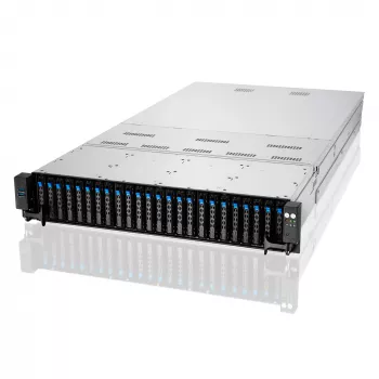 ASUS RS720-E11-RS24U Intel C741 Rack (2U) Schwarz, Silber