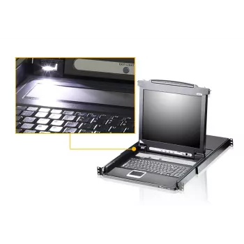 ATEN CL5708M KVM-Switch Rack-Montage Schwarz