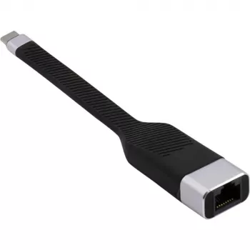 Techly ICOC USBC-RJ45 Netzwerkkabel Schwarz 0,144 m