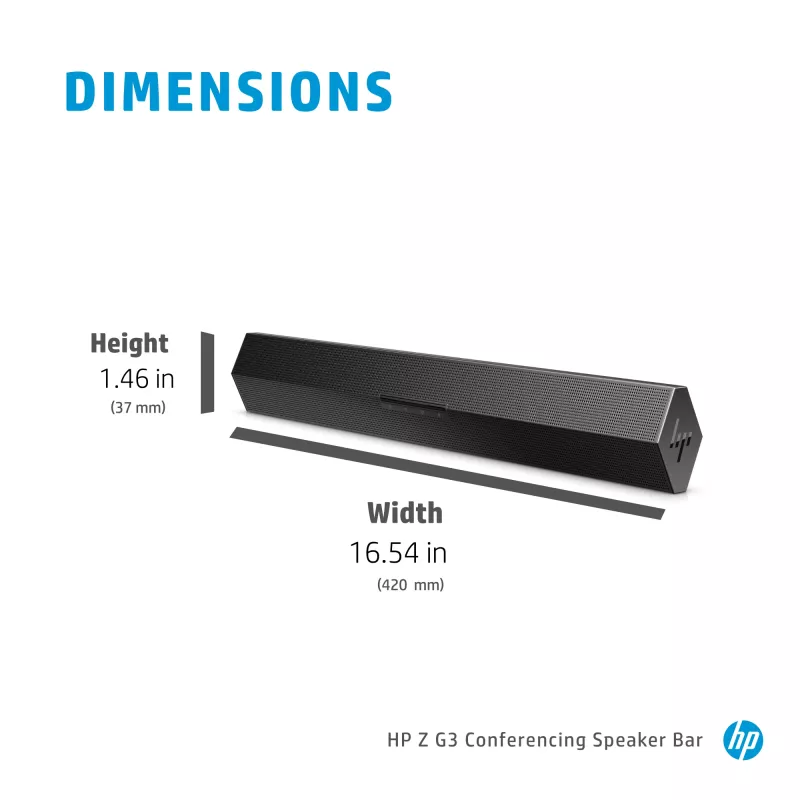 Z G3 Soundbar-Konferenzsystem, schwarz