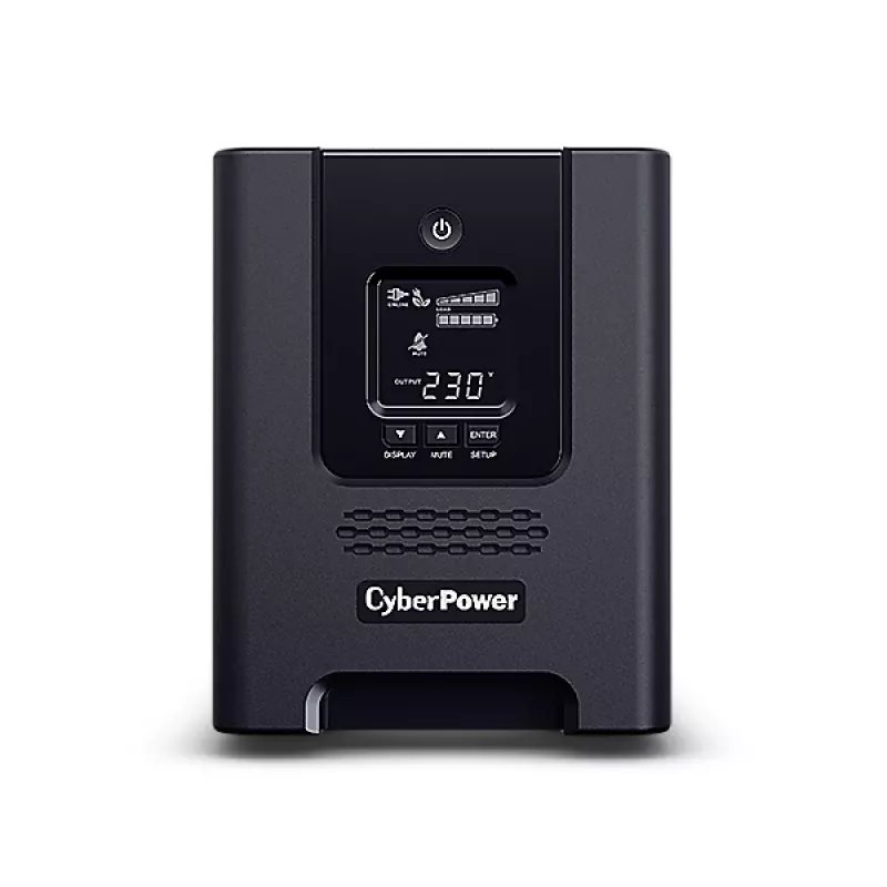 CyberPower PR2200ELCDSXL unterbrechungsfreie Stromversorgung (USV) Line-Interactive 2,2 kVA 1980 W 9 AC-Ausgänge