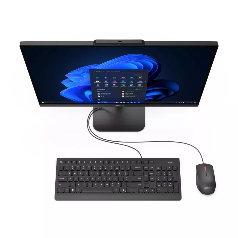 Lenovo V100 Intel Core i3 N-series i3-N305 60,5 cm (23,8 Zoll) 1920 x 1080 Pixel All-in-One-PC 16 GB DDR4-SDRAM 256 GB SSD Windows 11 Pro Wi-Fi 6 (802.11ax) Schwarz