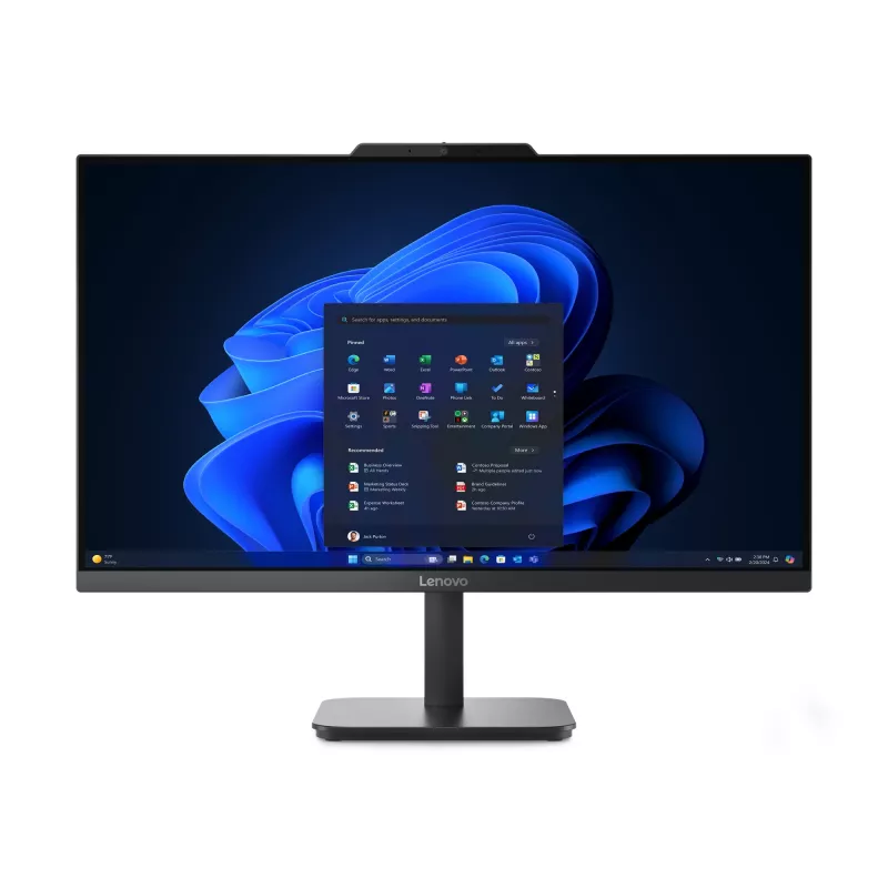 Lenovo V100 Intel Core i3 N-series i3-N305 60,5 cm (23,8 Zoll) 1920 x 1080 Pixel All-in-One-PC 16 GB DDR4-SDRAM 256 GB SSD Windows 11 Pro Wi-Fi 6 (802.11ax) Schwarz