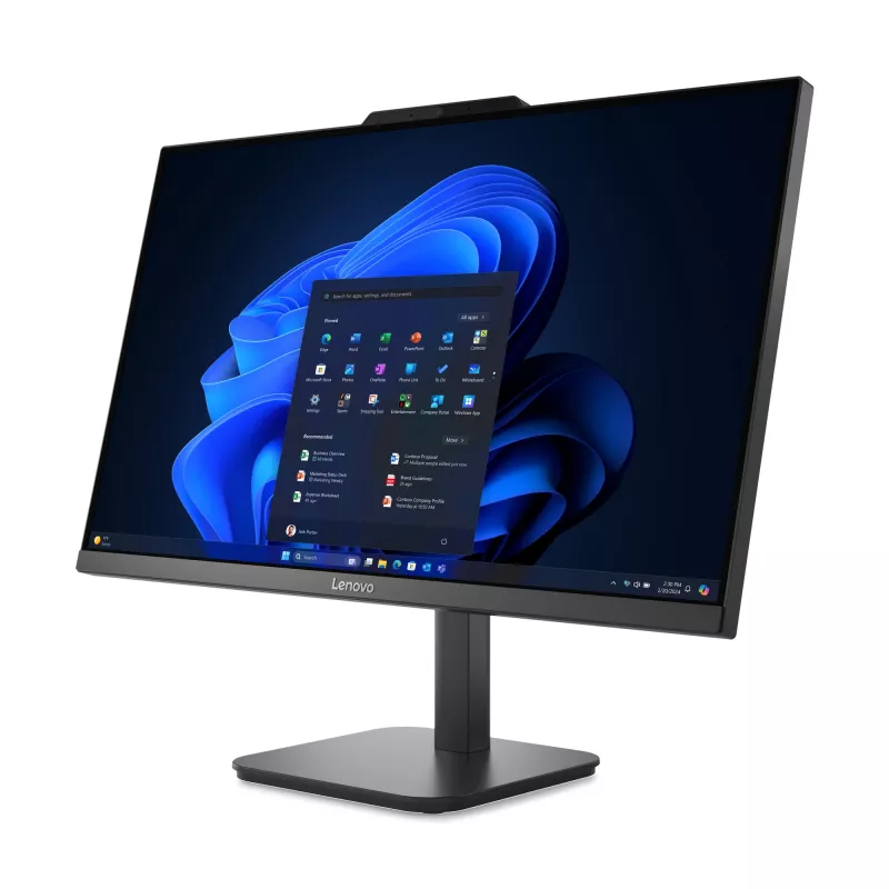 Lenovo V100 Intel Core i3 N-series i3-N305 60,5 cm (23,8 Zoll) 1920 x 1080 Pixel All-in-One-PC 16 GB DDR4-SDRAM 256 GB SSD Windows 11 Pro Wi-Fi 6 (802.11ax) Schwarz