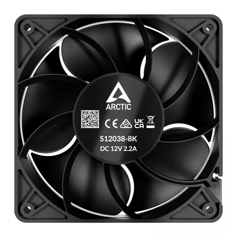 Lüfter ARCTIC S12038-8K 120 mm 8000 RPM Server-Lüfter 3er-Pack