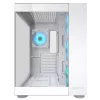 PC-Midi-Tower-Gehäuse Cougar FV150 ARGB Weiß — ATX/Micro-ATX/Mini-ITX, 3x120mm vorne, 1x120mm hinten, 2x3,5-Zoll + 2x2,5-Zoll Einschübe, USB 3.2 Gen1