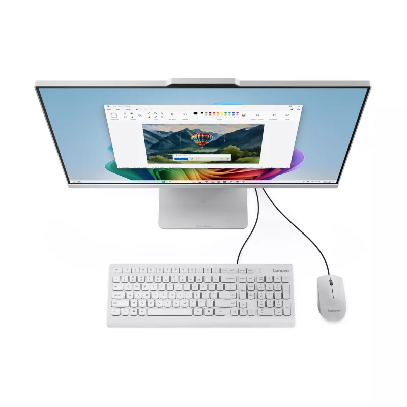 Lenovo IdeaCentre AIO 27AKP10 AMD Ryzen™ 7 250 68,6 cm (27 Zoll) 1920 x 1080 Pixel All-in-One-PC 32 GB DDR5-SDRAM 1 TB SSD Windows 11 Home Wi-Fi 6 (802.11ax) Grau