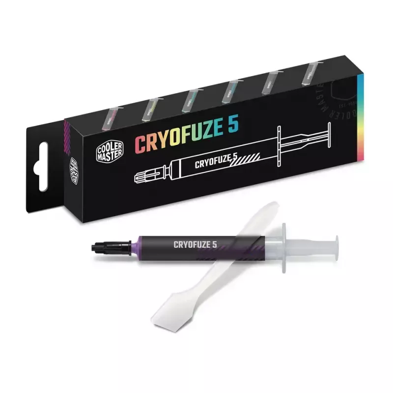 Wärmeleitpaste Cooler Master Cryofuze 5 — gelb, max. Betriebstemperatur 240°C, 1 Stk.