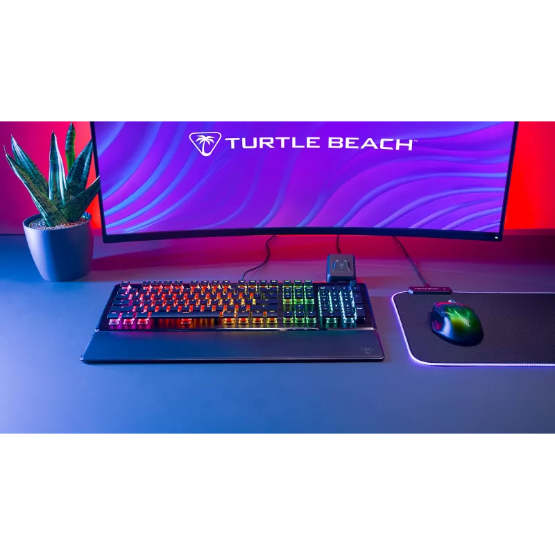 Turtle Beach Vulcan II Tastatur Gaming USB Deutsch Schwarz