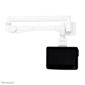 Neomounts medizinische Wandhalterung FPMA-HAW300 für 10–24 Zoll Bildschirme, 3 kg Tragkraft, VESA 100x100, weiß
