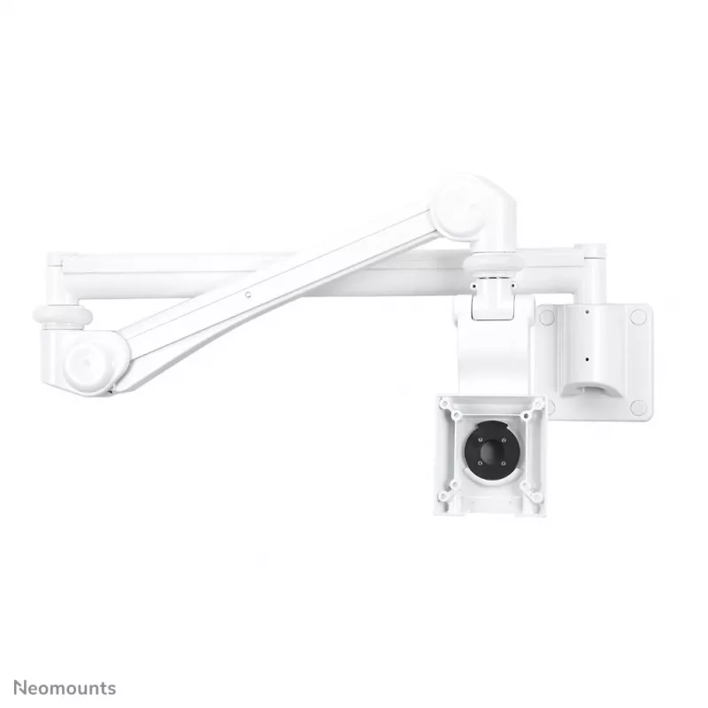 Neomounts medizinische Wandhalterung FPMA-HAW300 für 10–24 Zoll Bildschirme, 3 kg Tragkraft, VESA 100x100, weiß